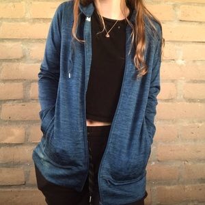 Talbots zip up hoodie athletic